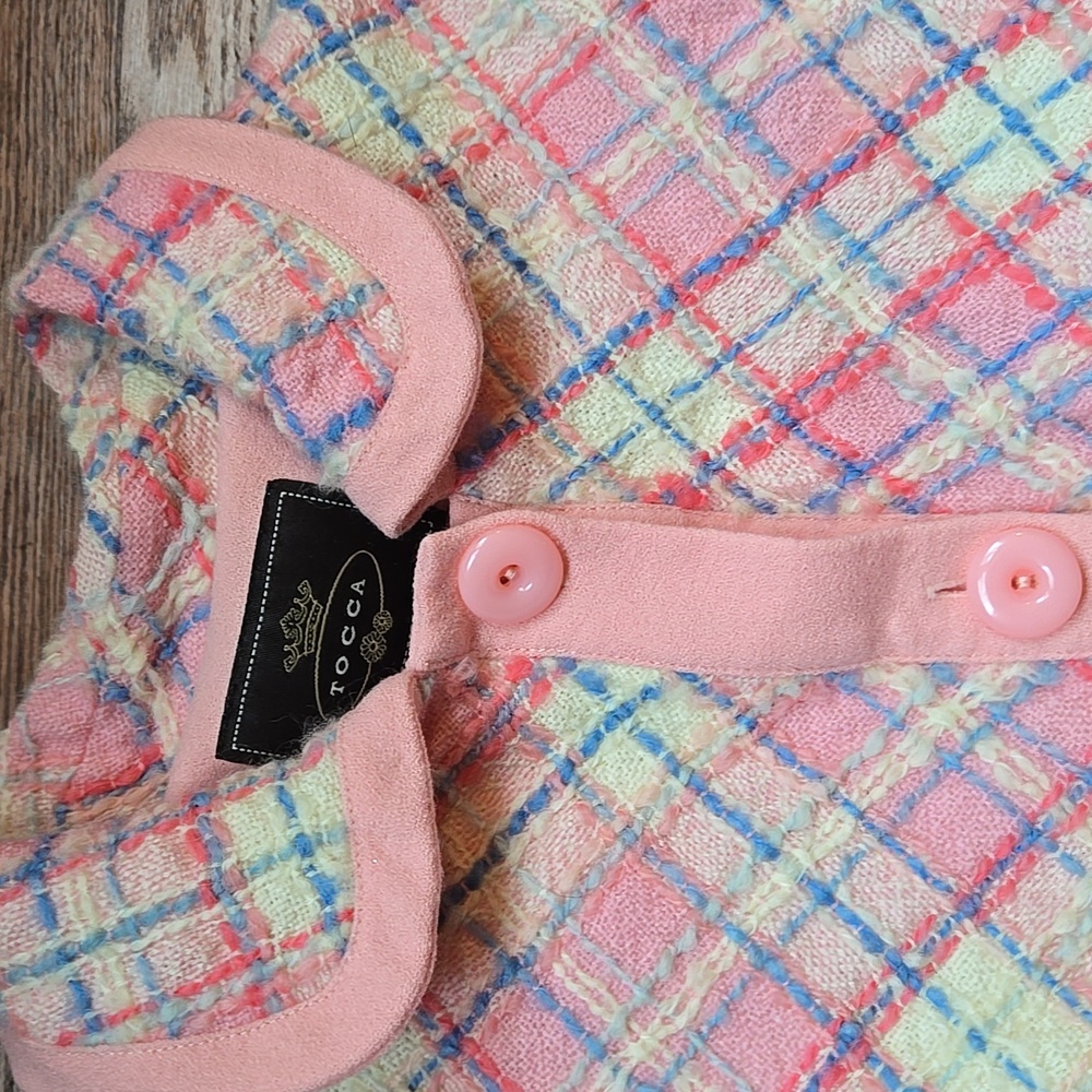 Tocca Pink Plaid Blazer and Skirt Set - Picture 5 of 11